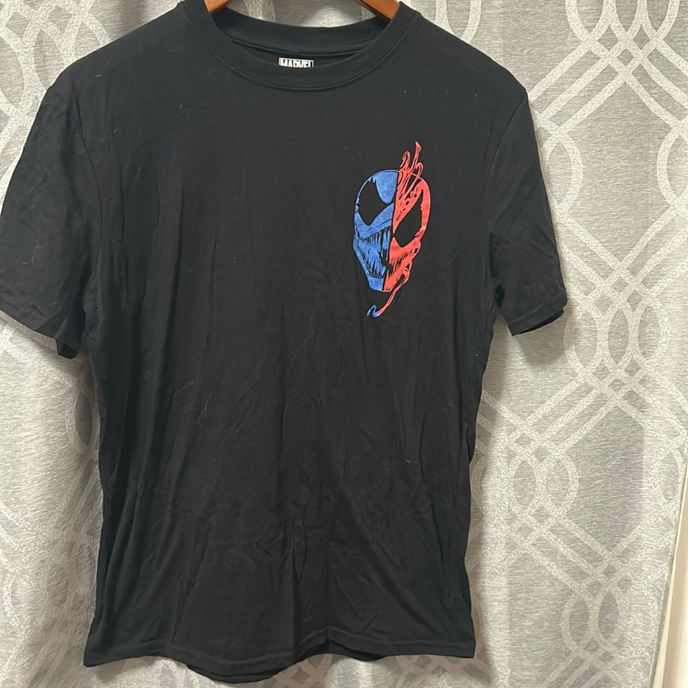 Marvel Y2K Spiderman Alien Symbiote Tshirt Graphic Venom Men M Comic Cartoon